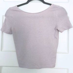 Aritzia Wilfred Free JULIANA cropped top